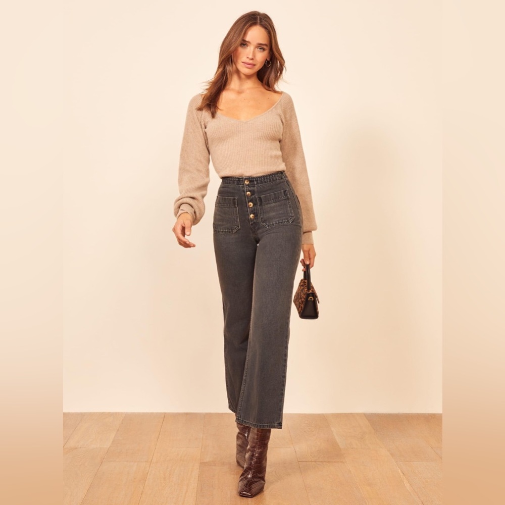 Reformation Eloise Wide Leg Jeans